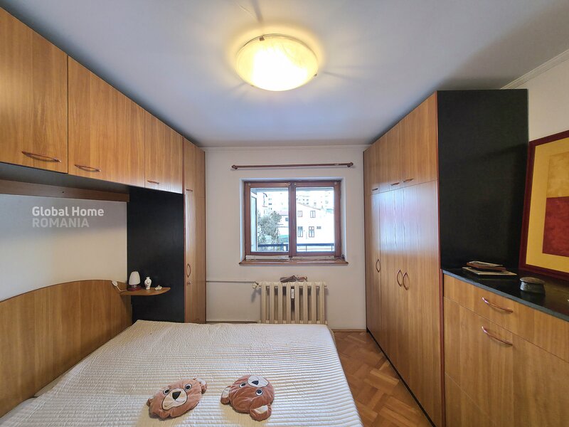 Unirii, Matei Basarab, apartament 3 camere + 2 balcoane, 82 mp, vedere mixta.